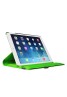 Apple iPad Mini 1/2/3 360 Rotaing Pu Leather with Viewing Stand Plus Free Stylus Case Cover -Green